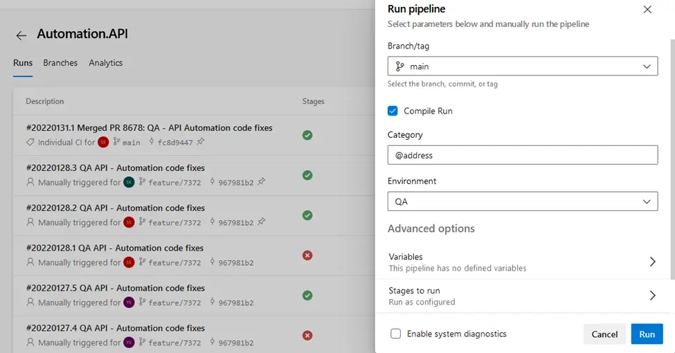 automation api