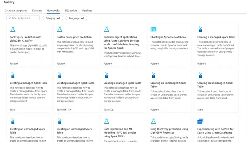 Machine Learning with Azure Synapse Analytics