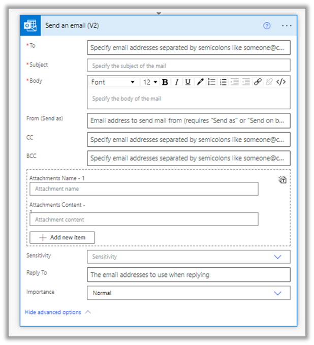 Power Bi to Power Automate